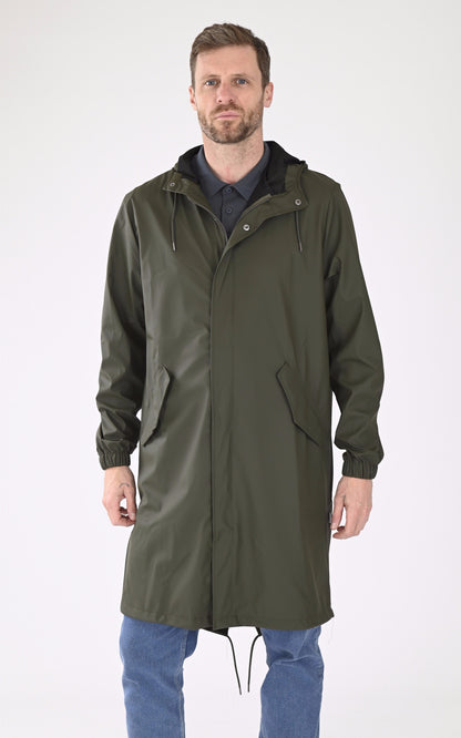 A &quot;18140 FISHTAIL PARKA&quot; Kaki Rains 7/8 Mixte opened photo