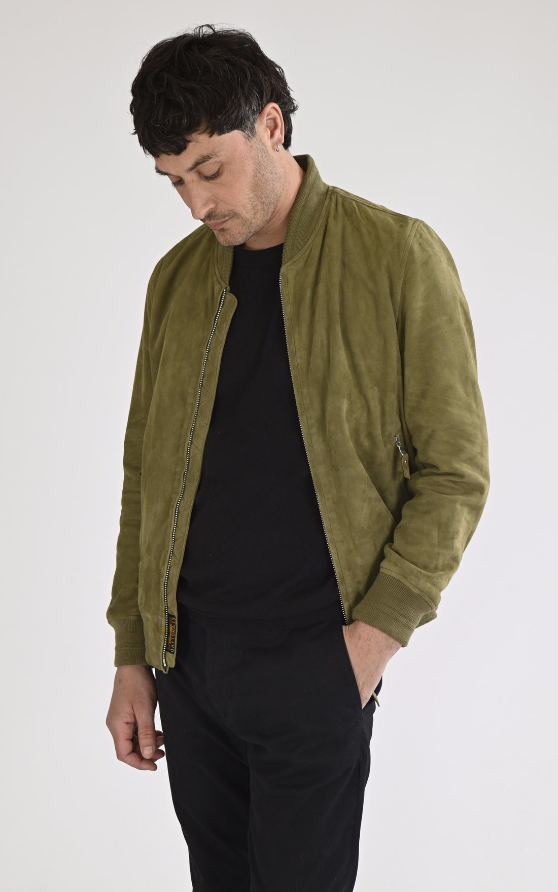 A &quot;WINDON 102570&quot; Kaki Daytona 73 Blouson Homme opened photo