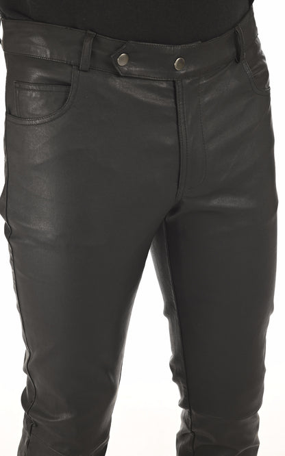 A &quot;EMILE&quot; Noir La Canadienne Pantalon Homme details photo