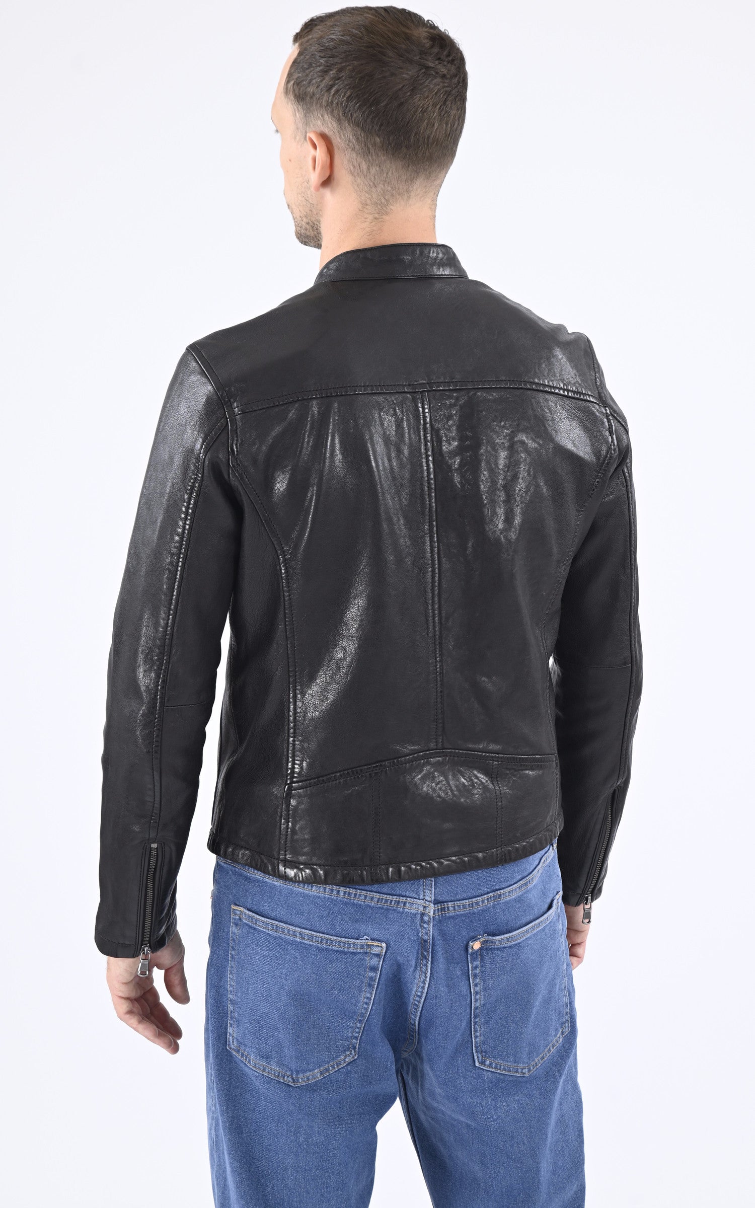 A &quot;GAFINO 101843&quot; Noir Daytona 73 Blouson Homme back photo
