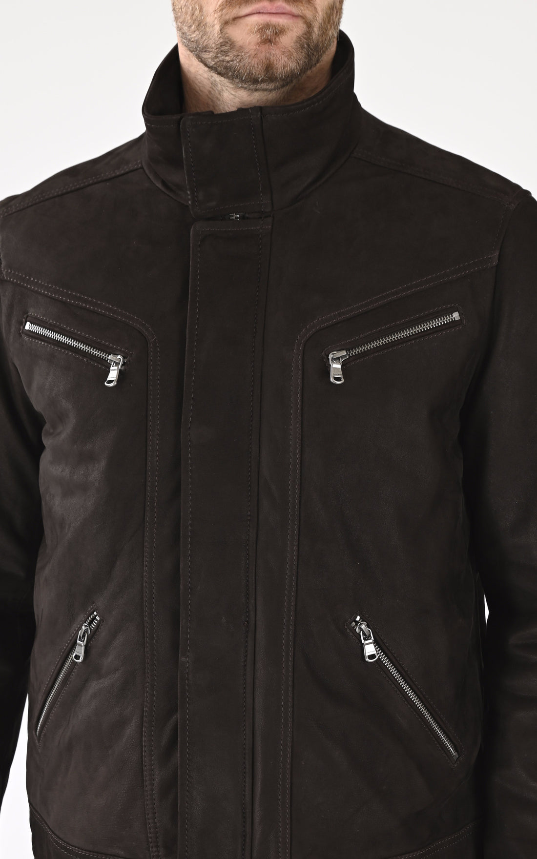 A &quot;FALCON IC 100974&quot; Marron Daytona 73 Blouson Homme opened photo