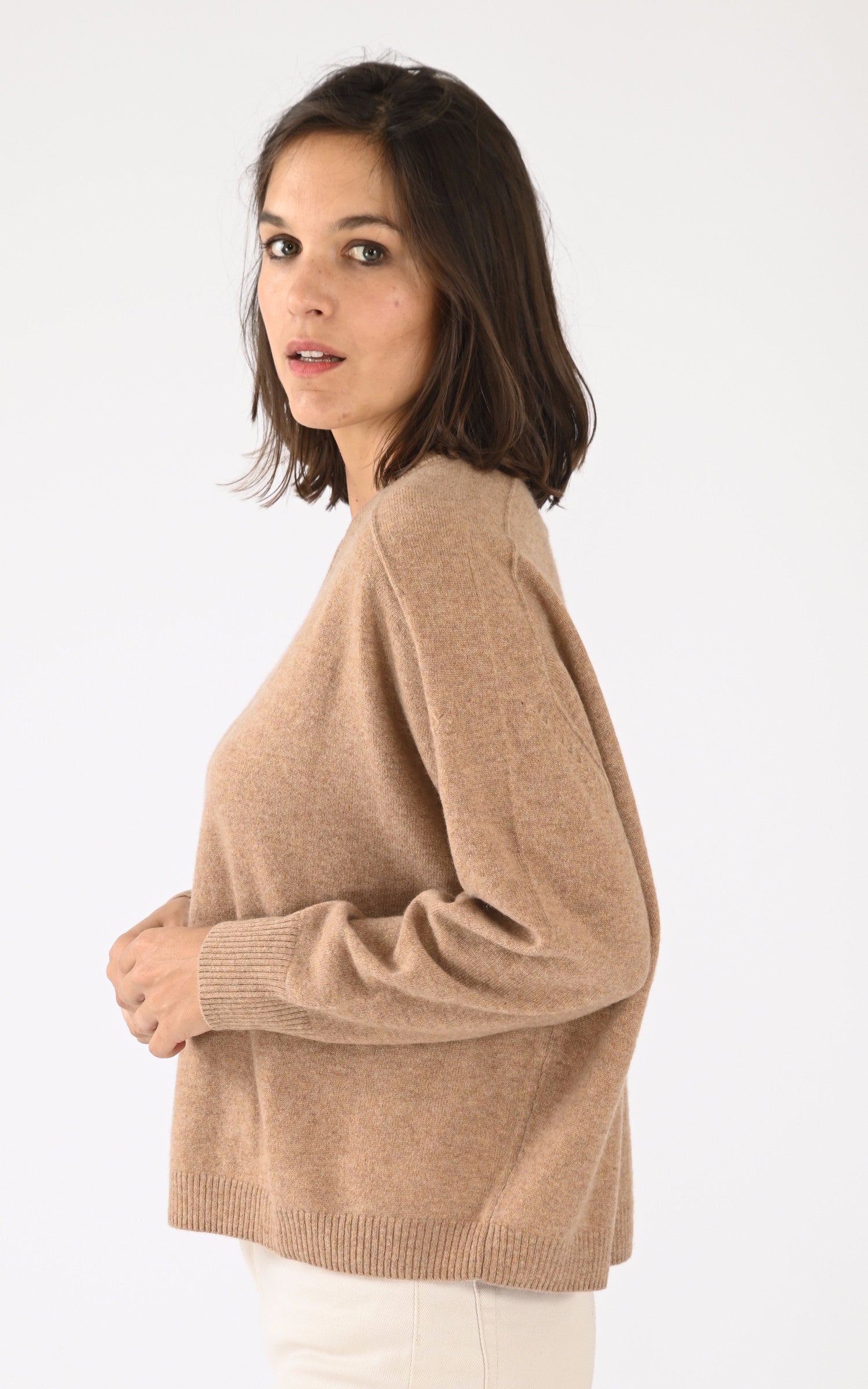 A &quot;LUCIEN 4501045C&quot; Camel Notshy Pull Femme closed photo