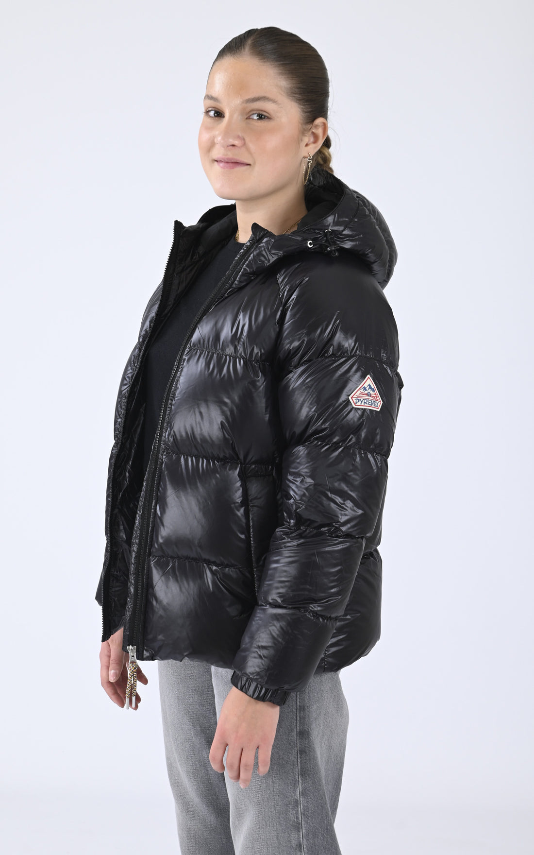 A &quot;STEN 4&quot; Noir Pyrenex Ves Doudoune Enfant closed photo
