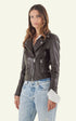 A "CITY GIRL" Marron Serge Pariente Blouson Femme opened photo