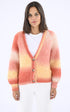 A "GENTLY" Corail Les Tricots de Léa Gilet Femme opened photo