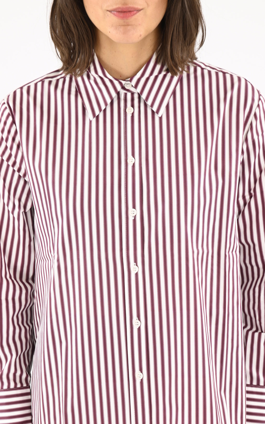 A &quot;CLARISSE&quot; Bordeaux Tara Jarmon Top Femme opened photo