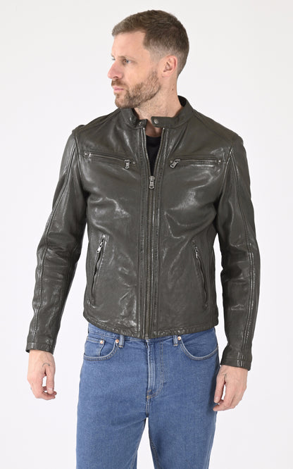 A &quot;GAFINO 101843&quot; Kaki Daytona 73 Blouson Homme closed photo
