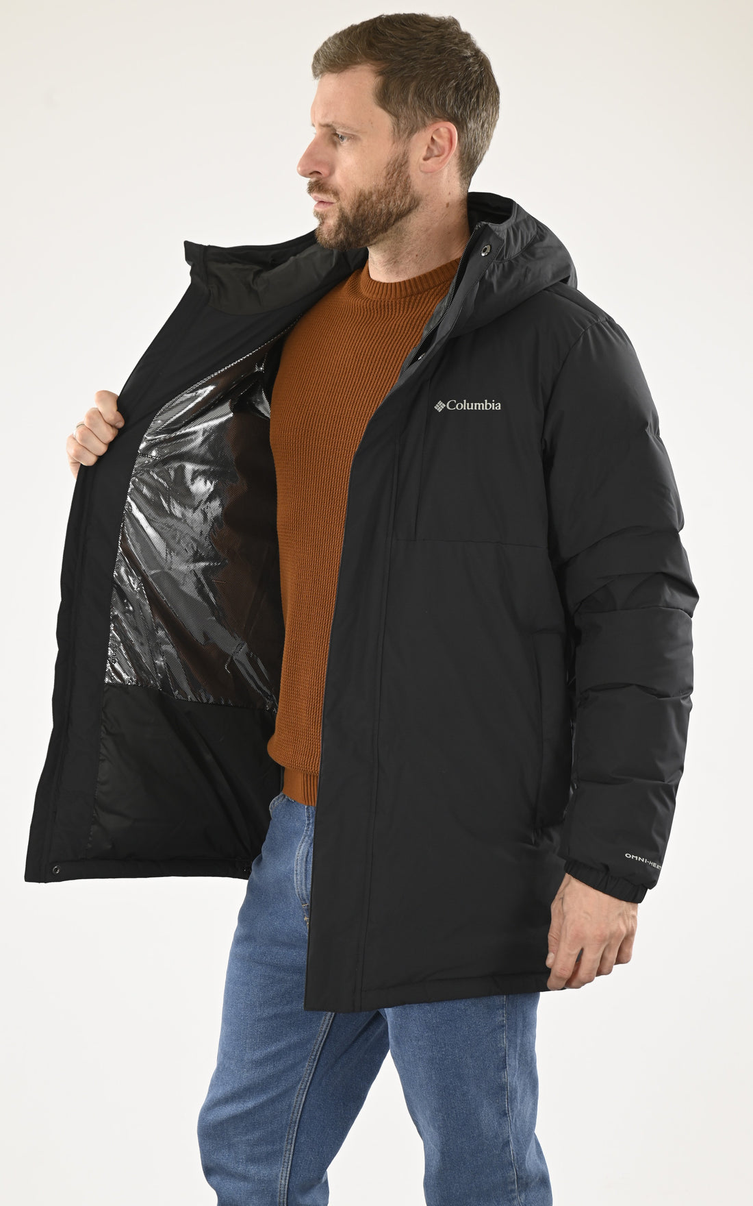 A &quot;ALDERCREST 2008463&quot; Noir Columbia Ves Doudoune Homme opened photo