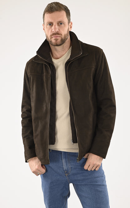 A &quot;COOPER&quot; Marron La Canadienne Blouson Homme closed photo
