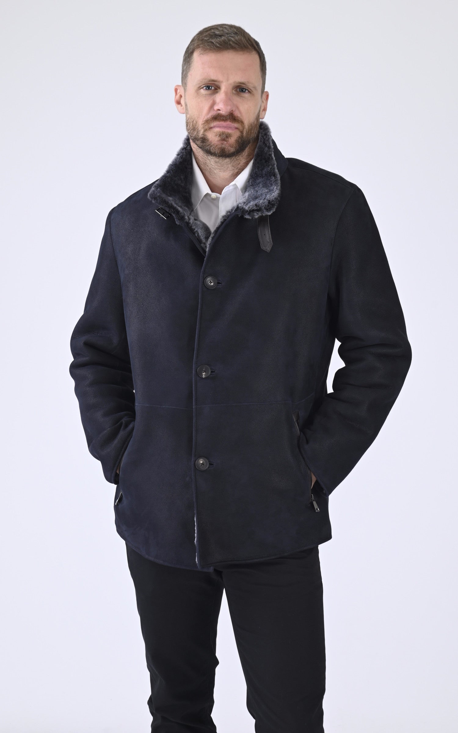 A &quot;T122&quot; Bleu Suprema 3/4 Homme closed photo 2