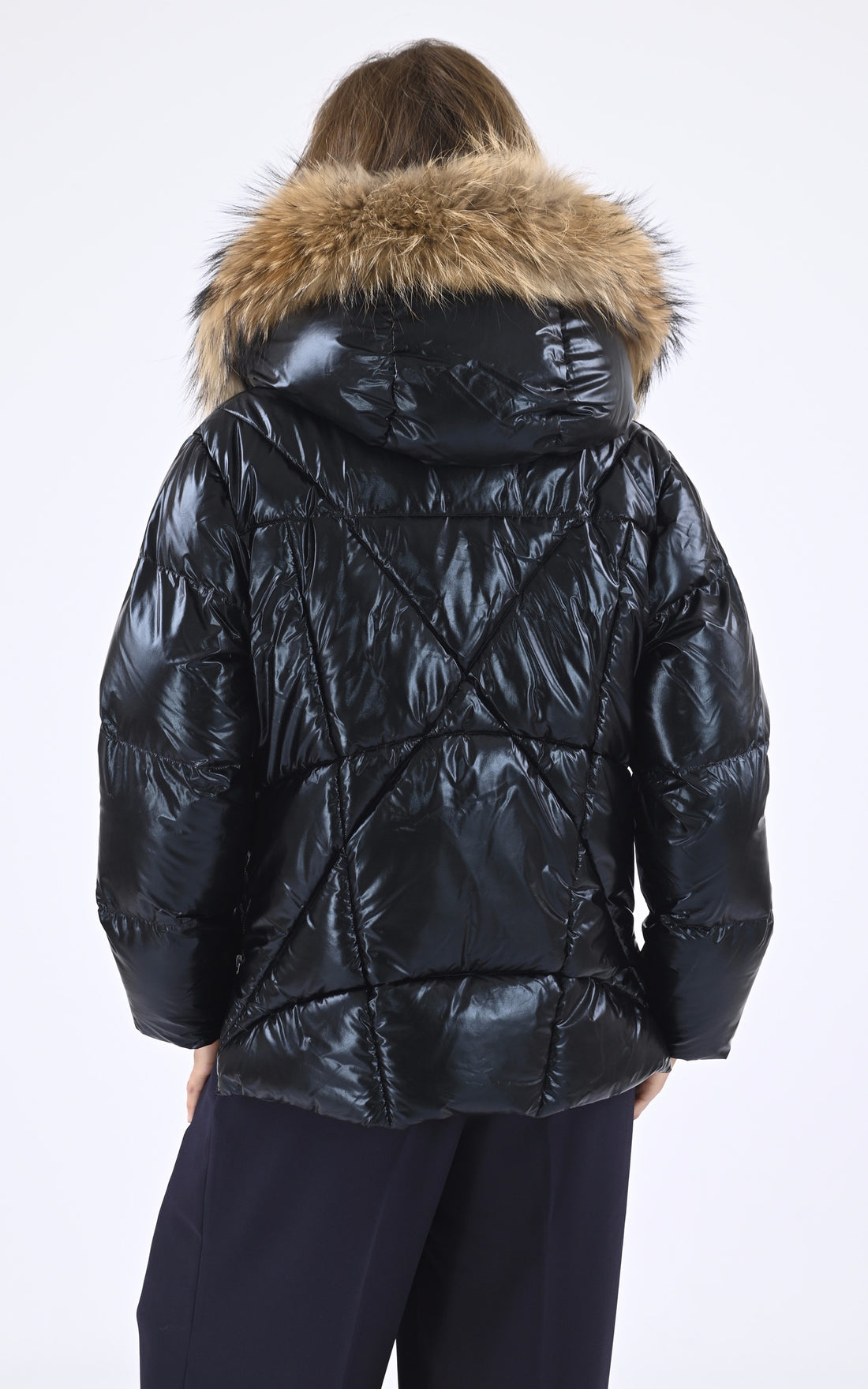 A &quot;SNOW 515&quot; Noir Blonde n°8 Ves Doudoune Femme opened photo
