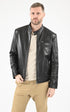 A "RETRO" Noir Serge Pariente Blouson Homme opened photo
