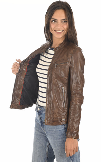 A &quot;SILENE 100104&quot; Bison Rose Garden Blouson Femme interior photo
