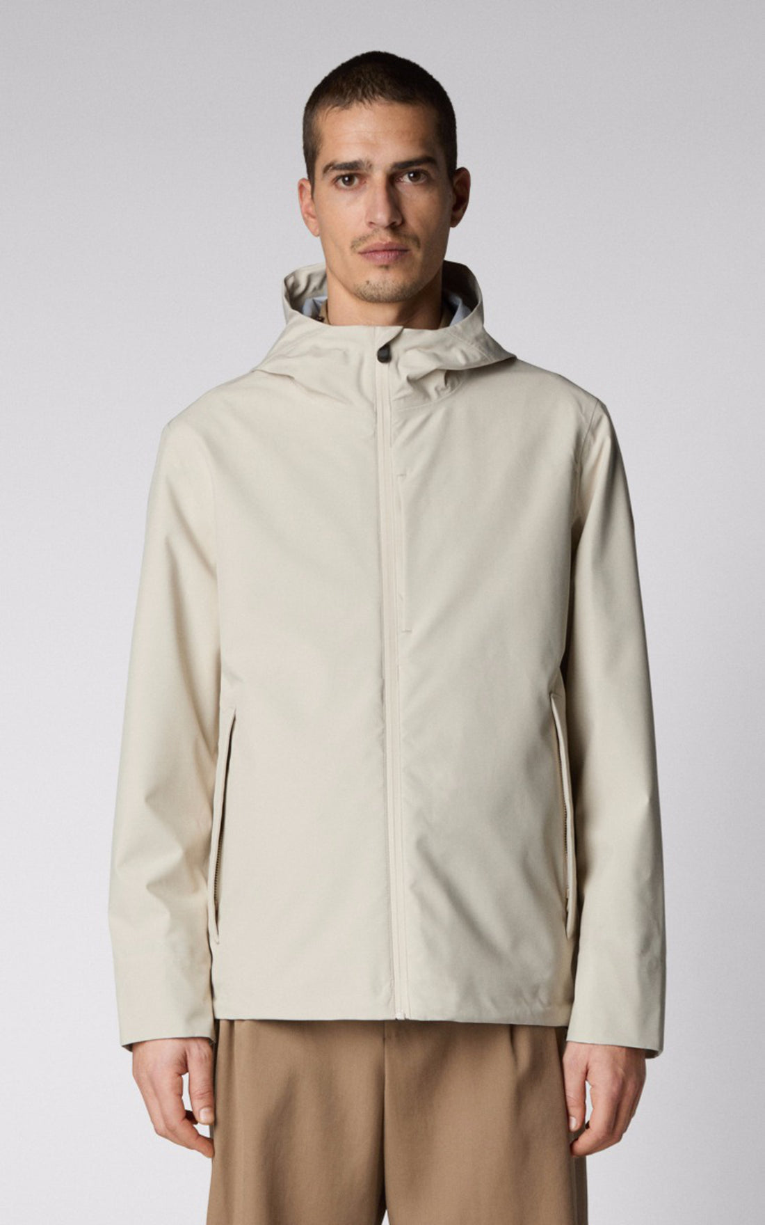 A &quot;JARI D31531M&quot; Beige Save The Duck Blouson Homme opened photo