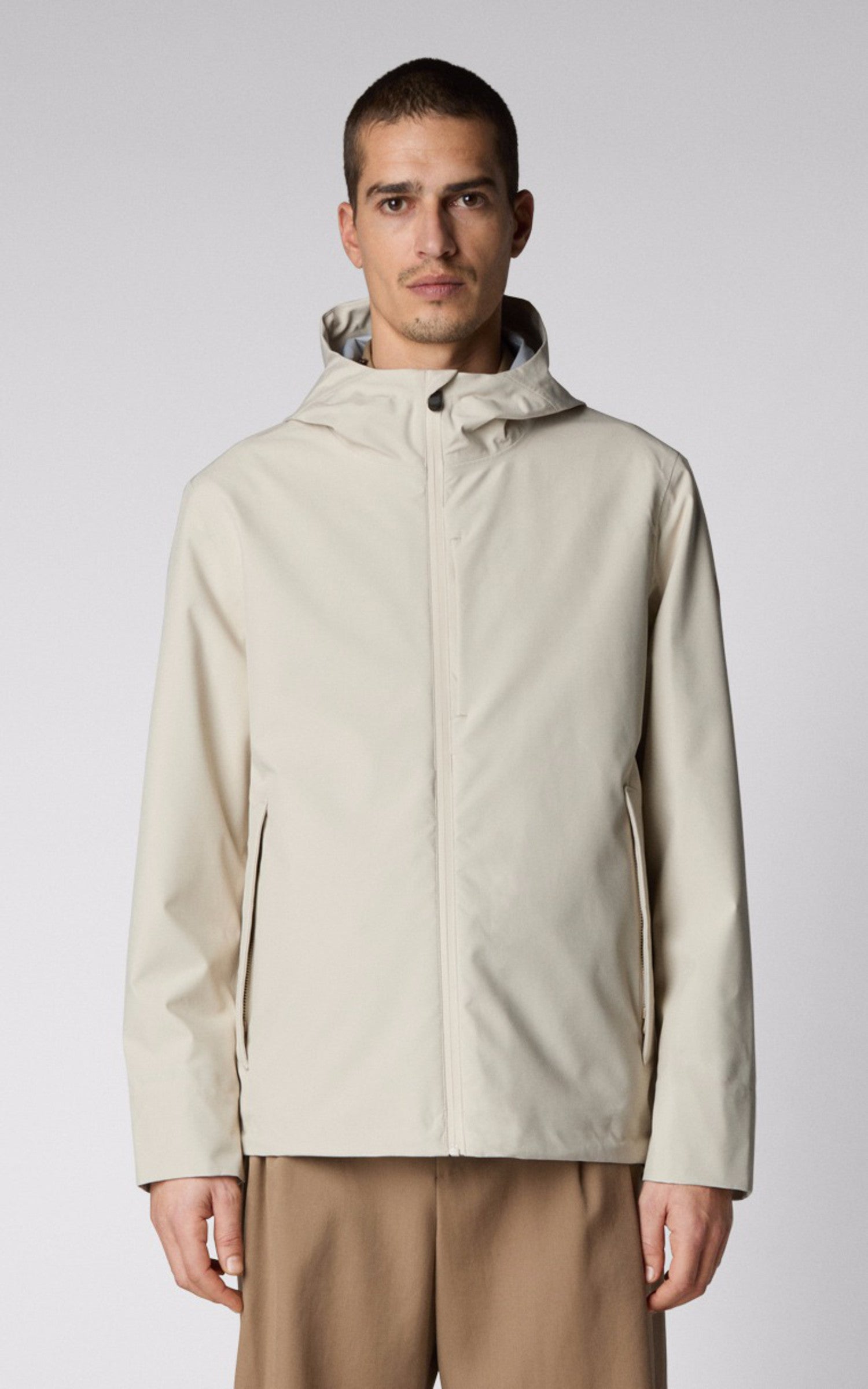 A &quot;JARI D31531M&quot; Beige Save The Duck Blouson Homme opened photo 1
