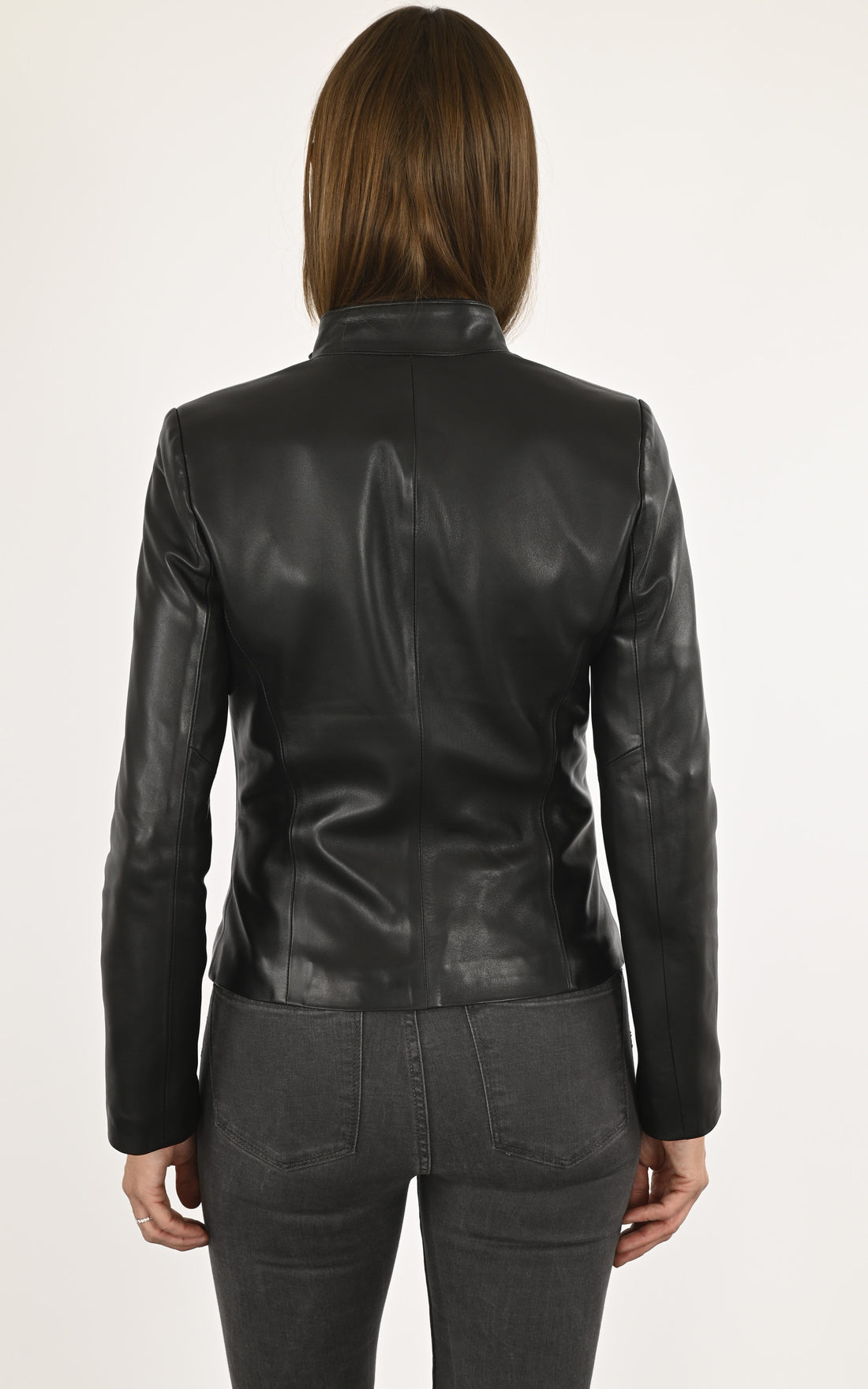 A &quot;ANY FF&quot; Noir La Canadienne Blouson Femme details photo