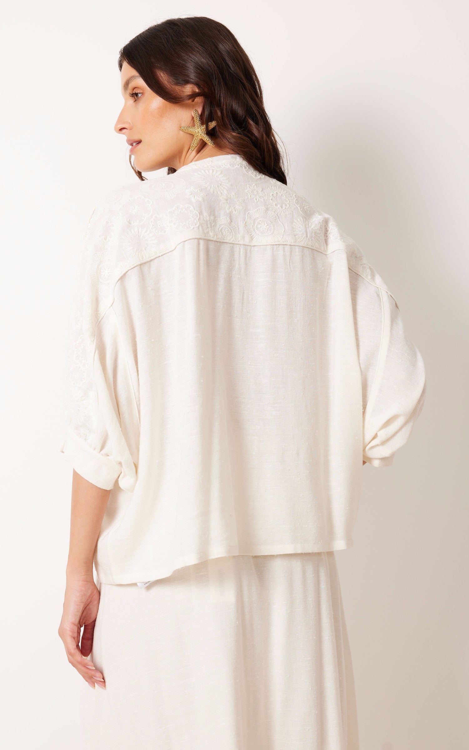 A &quot;ARIA 4402401&quot; Ecru Notshy Chemise Femme back photo