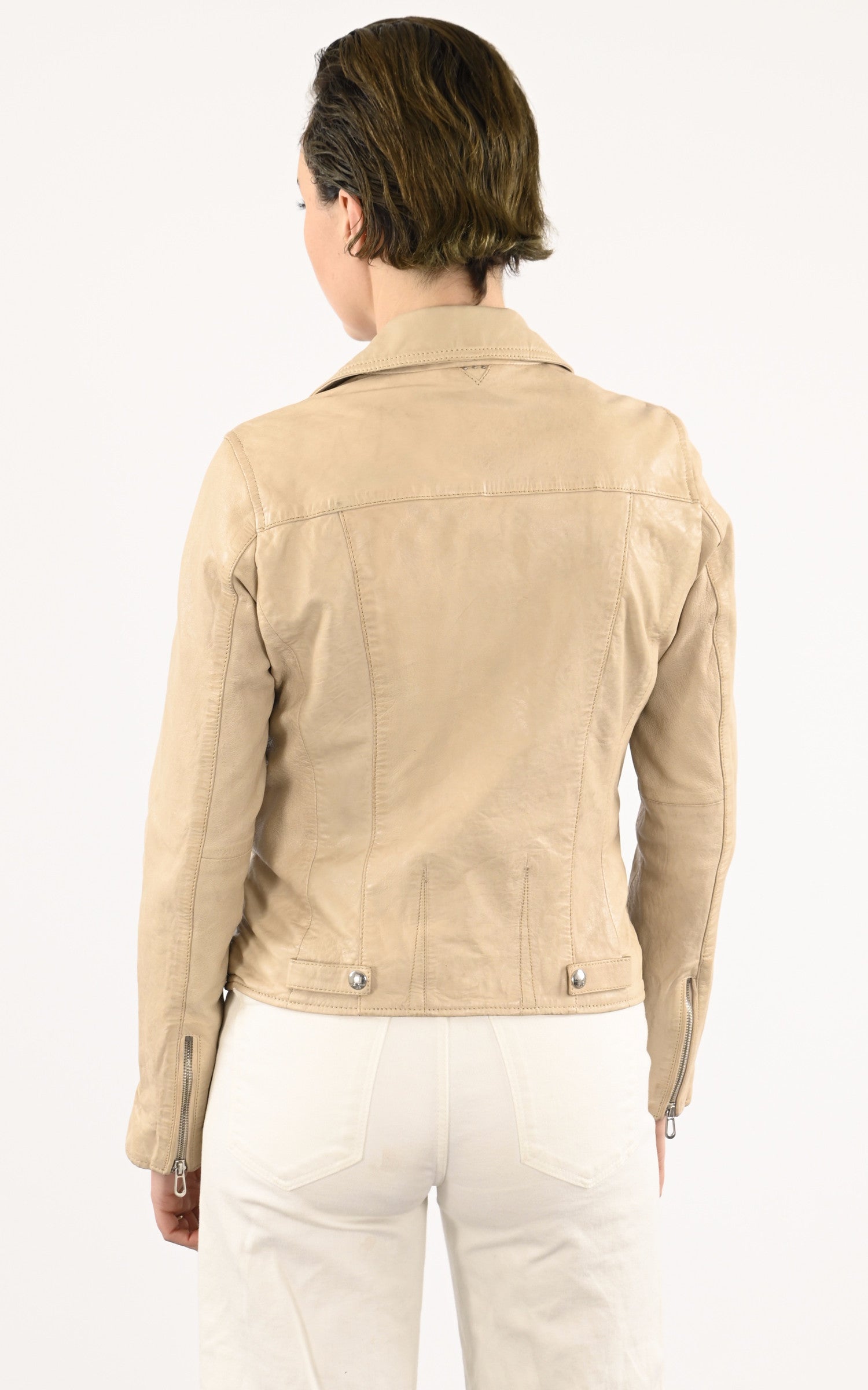 A &quot;OLYMPE 101964&quot; Ecru Rose Garden Blouson Femme back photo 4