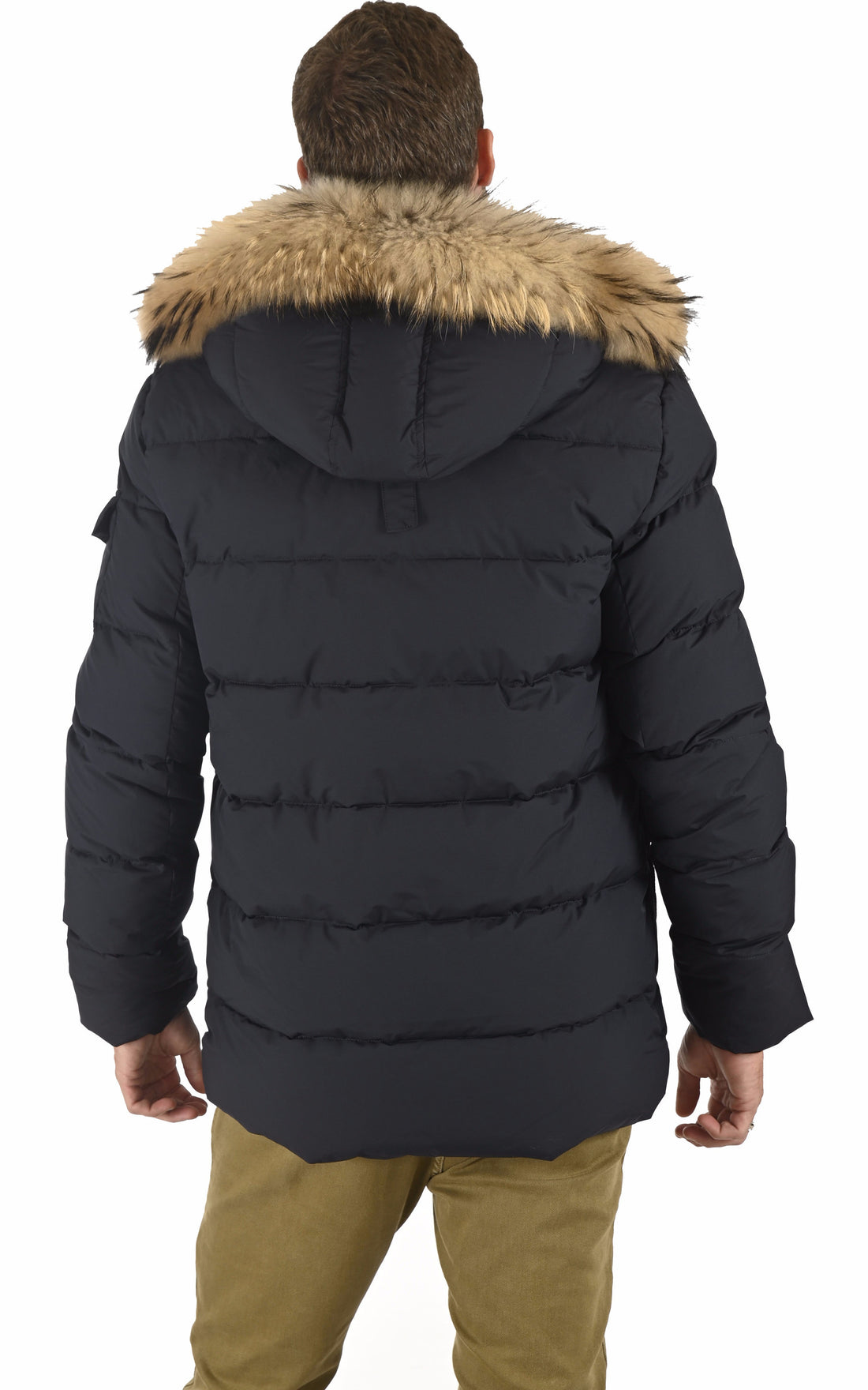 A &quot;AUTHENTIC RIPSTOP FUR&quot; Marine Pyrenex Ves Doudoune Homme opened photo