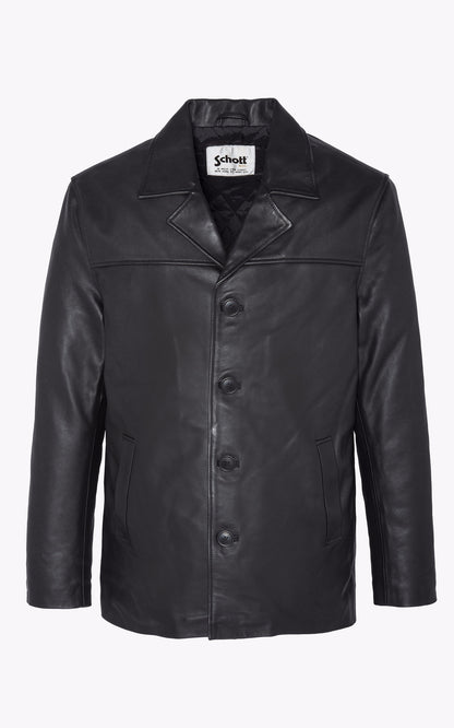 A &quot;LC MAINE 2&quot; Noir Schott Veste Homme details photo