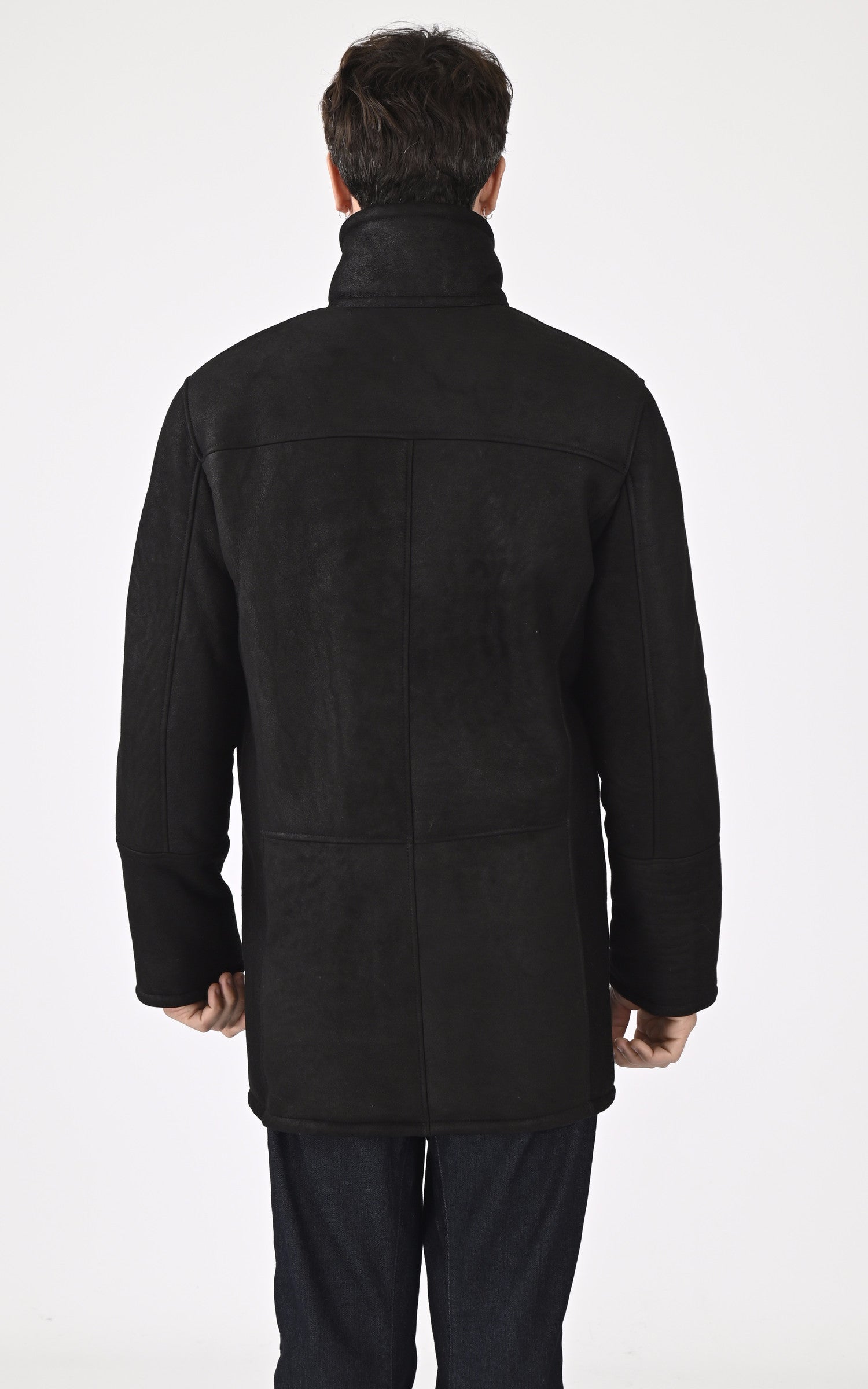 A &quot;GUILLAUME&quot; Noir La Canadienne 3/4 Homme back photo 4