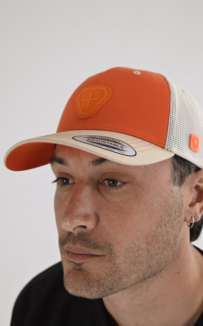 A &quot;BILLYS BOUL&quot; Orange Gertrude Casquette Mixte details photo