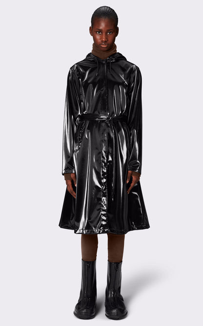 A &quot;12040 A-LINE LONGER&quot; Noir Rains 7/8 Femme opened photo