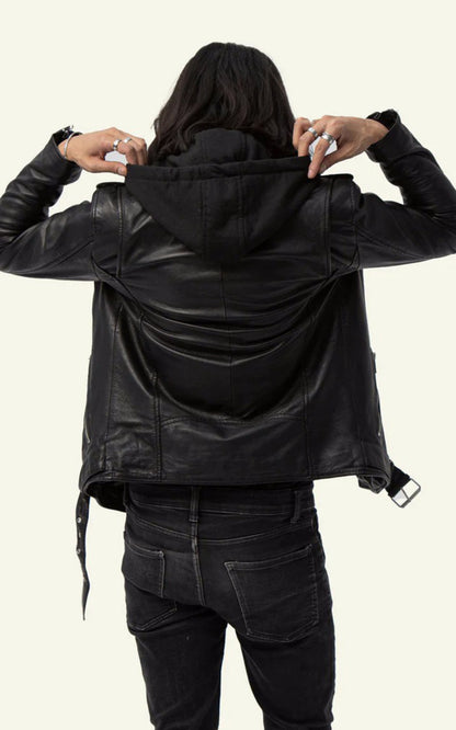 A &quot;ROCKER HOOD&quot; Noir Serge Pariente Perfecto Homme interior photo