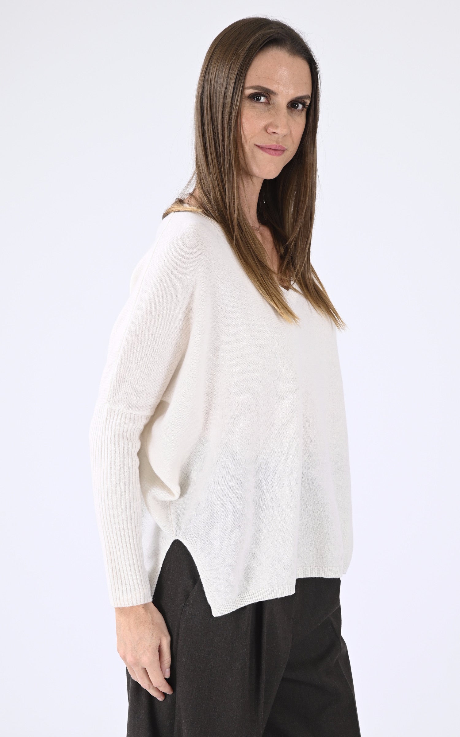 A &quot;FAUSTINE 4504001C&quot; Ecru Notshy Pull Femme closed photo 2