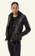 A "ROCKER HOOD" Noir Serge Pariente Perfecto Homme opened photo