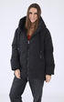 A "JANET" Noir Blonde n°8 Parka Femme opened photo