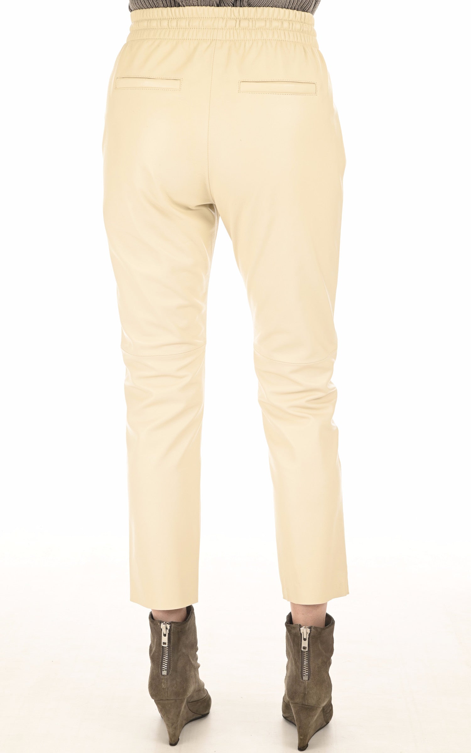 A &quot;GIFT 63641&quot; Beige Oakwood Pantalon Femme back photo