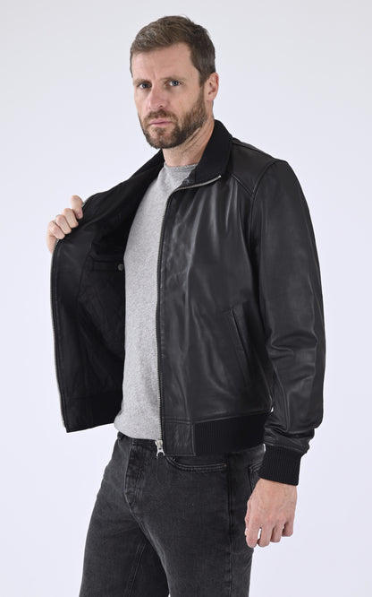 A &quot;LC FRESNO&quot; Noir Schott Blouson Homme interior photo