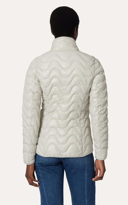 A &quot;VIOLETTE ECO WARM K4112TW&quot; Beige K-Way Blouson Femme back photo