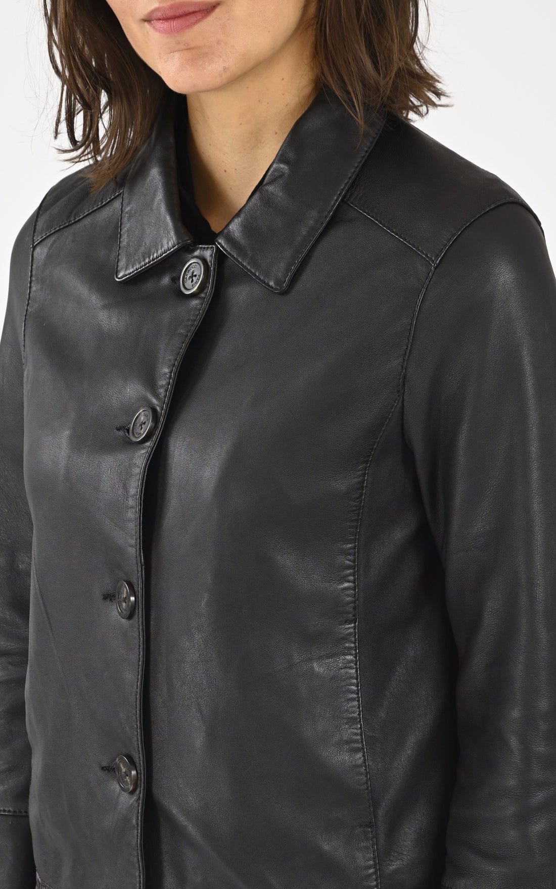 A &quot;LESLIE 64843&quot; Noir Oakwood Blazer Femme closed photo