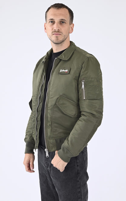 A &quot;210100 RS&quot; Kaki Schott Blouson Mixte opened photo