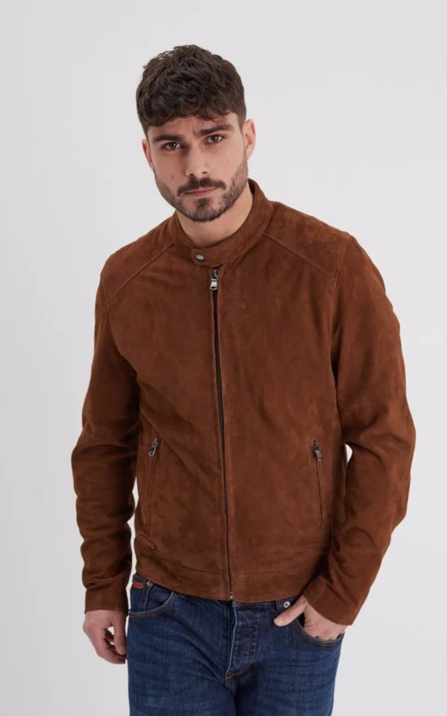 A &quot;DELF 102569&quot; Tobacco Daytona 73 Blouson Homme opened photo 1
