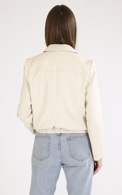A &quot;ODESSA 65065&quot; Blanc Oakwood Blouson Femme back photo