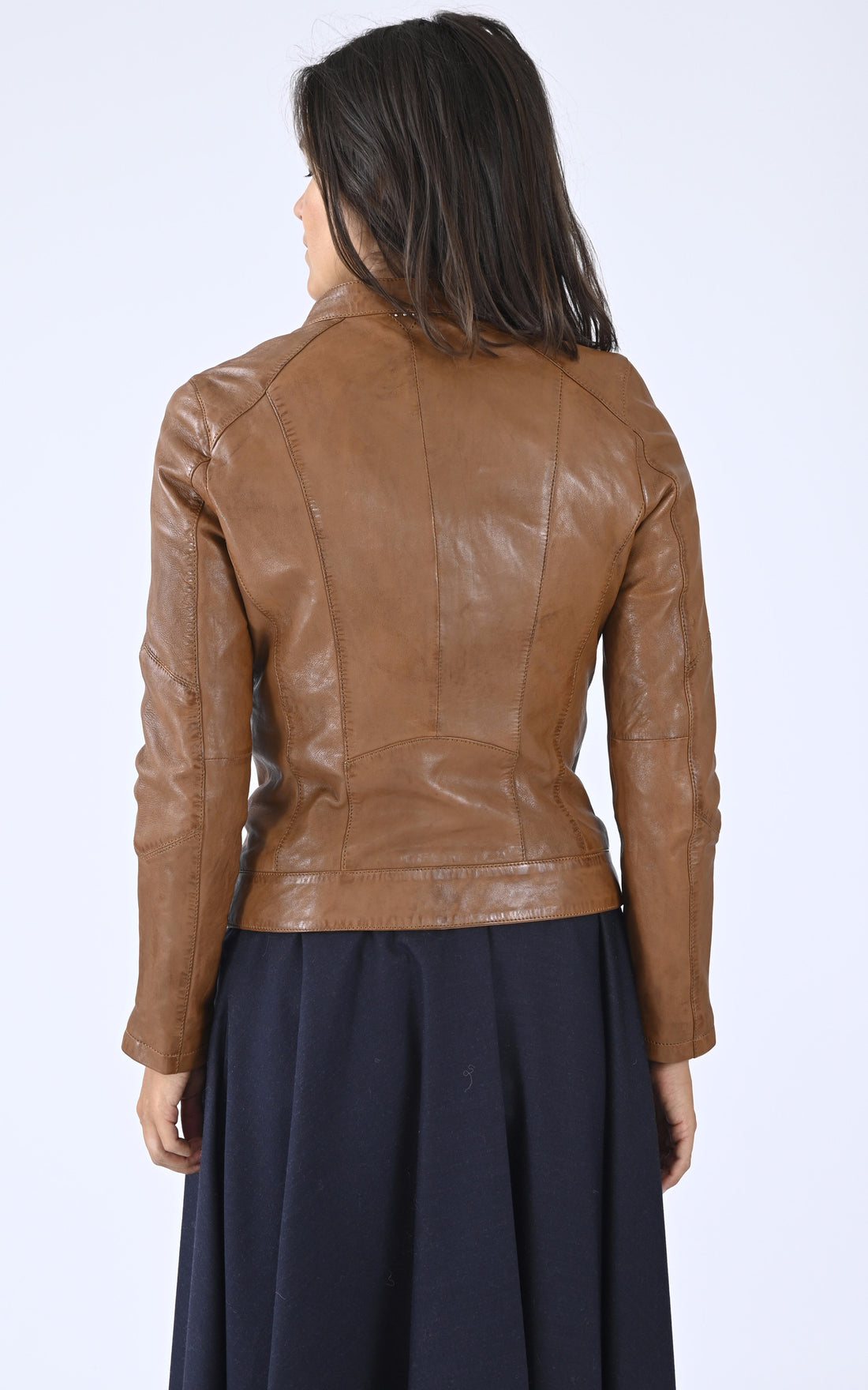 A &quot;JOLYA 102581&quot; Cognac Rose Garden Blouson Femme opened photo