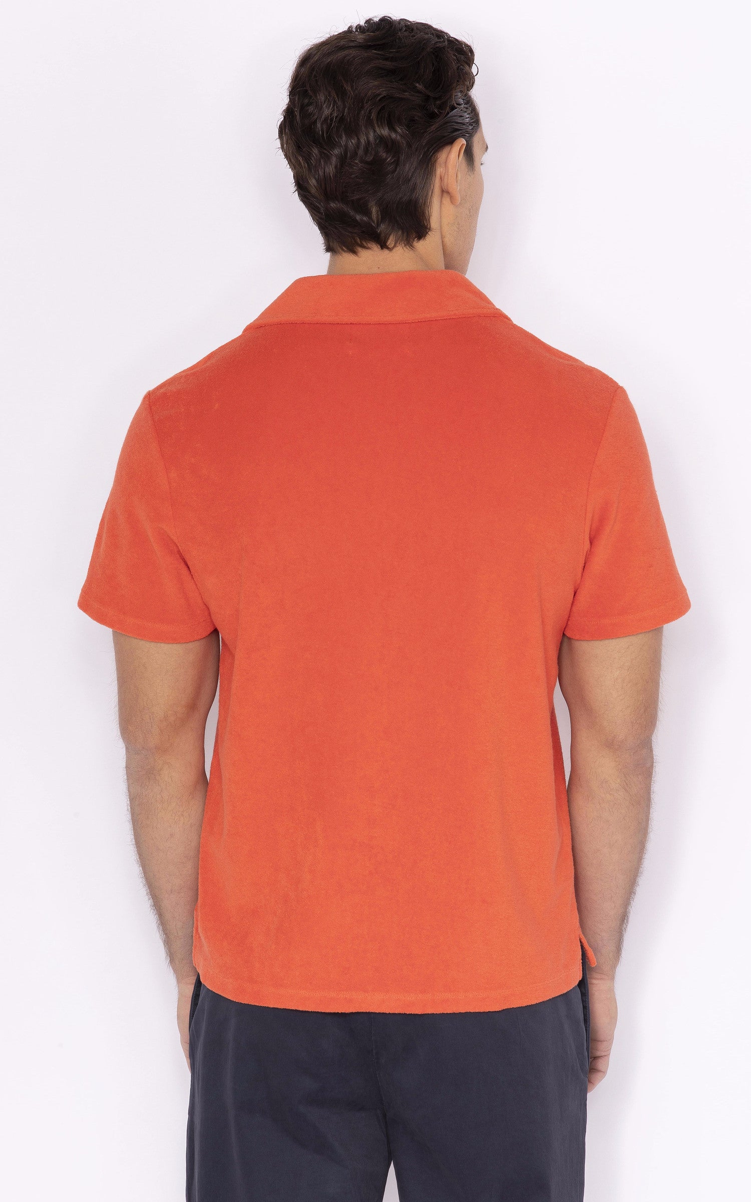 A "RIVPS02" Orange Rivieras Polo Homme back photo 3