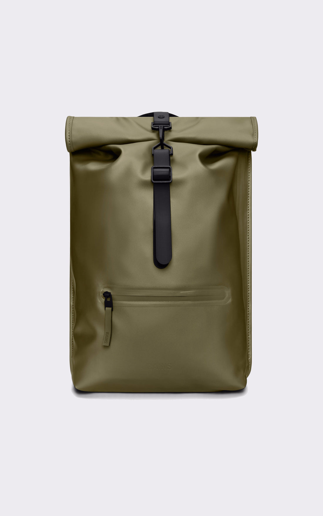 A &quot;13320 ROLLTOP RUCKSACK&quot; Kaki Rains Sac Mixte opened photo