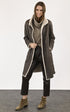 A "GIORGIANA" Marron Levinsky 7/8 Femme opened photo