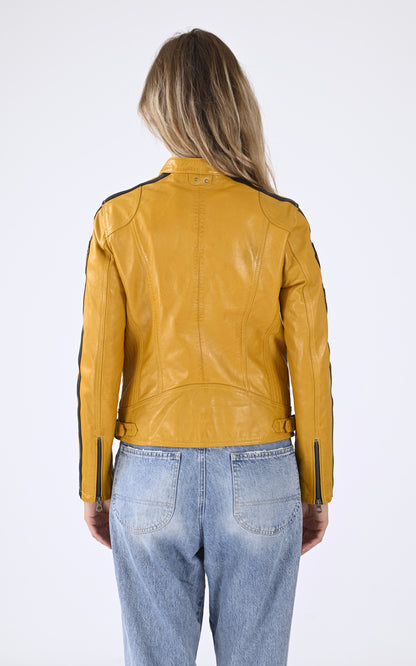 A &quot;WARTBUGY 103546&quot; Jaune Rose Garden Blouson Femme back photo