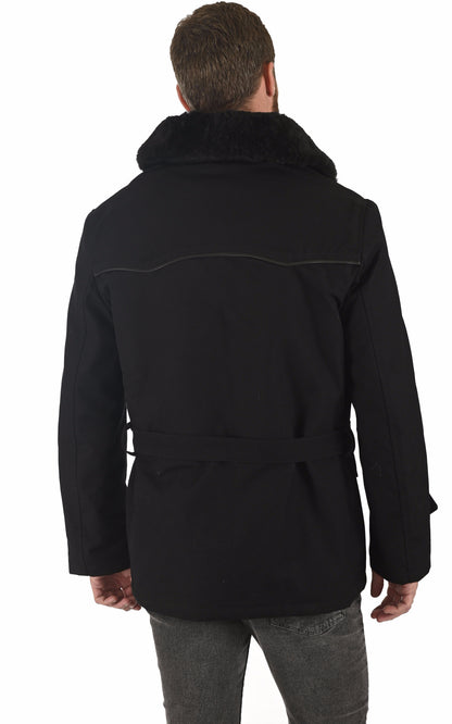 A &quot;CANADIENNE 2&quot; Noir La Canadienne Veste Homme back photo