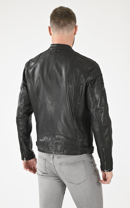A &quot;WARTBURG 102832&quot; Noir Daytona 73 Blouson Homme back photo