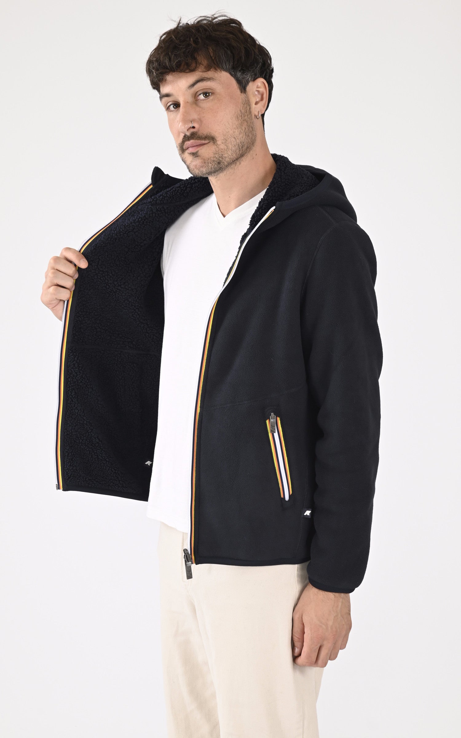 A &quot;JACK SHERPA K4122UW&quot; Bleu K-Way Gilet Homme interior photo 3
