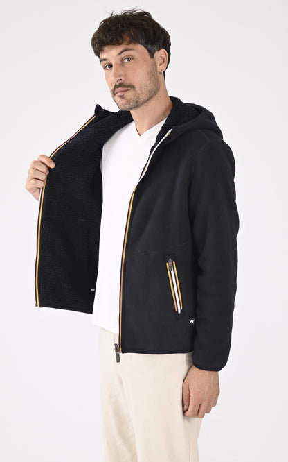 A &quot;JACK SHERPA K4122UW&quot; Bleu K-Way Gilet Homme interior photo