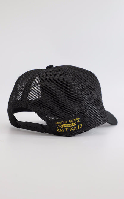 A &quot;PLYMOUTH 103049&quot; Noir Daytona 73 Casquette Homme closed photo