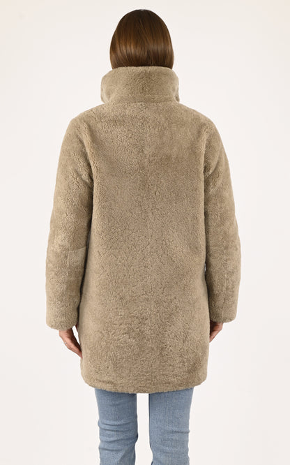 A &quot;APRIL&quot; Beige Levinsky 3/4 Femme back photo