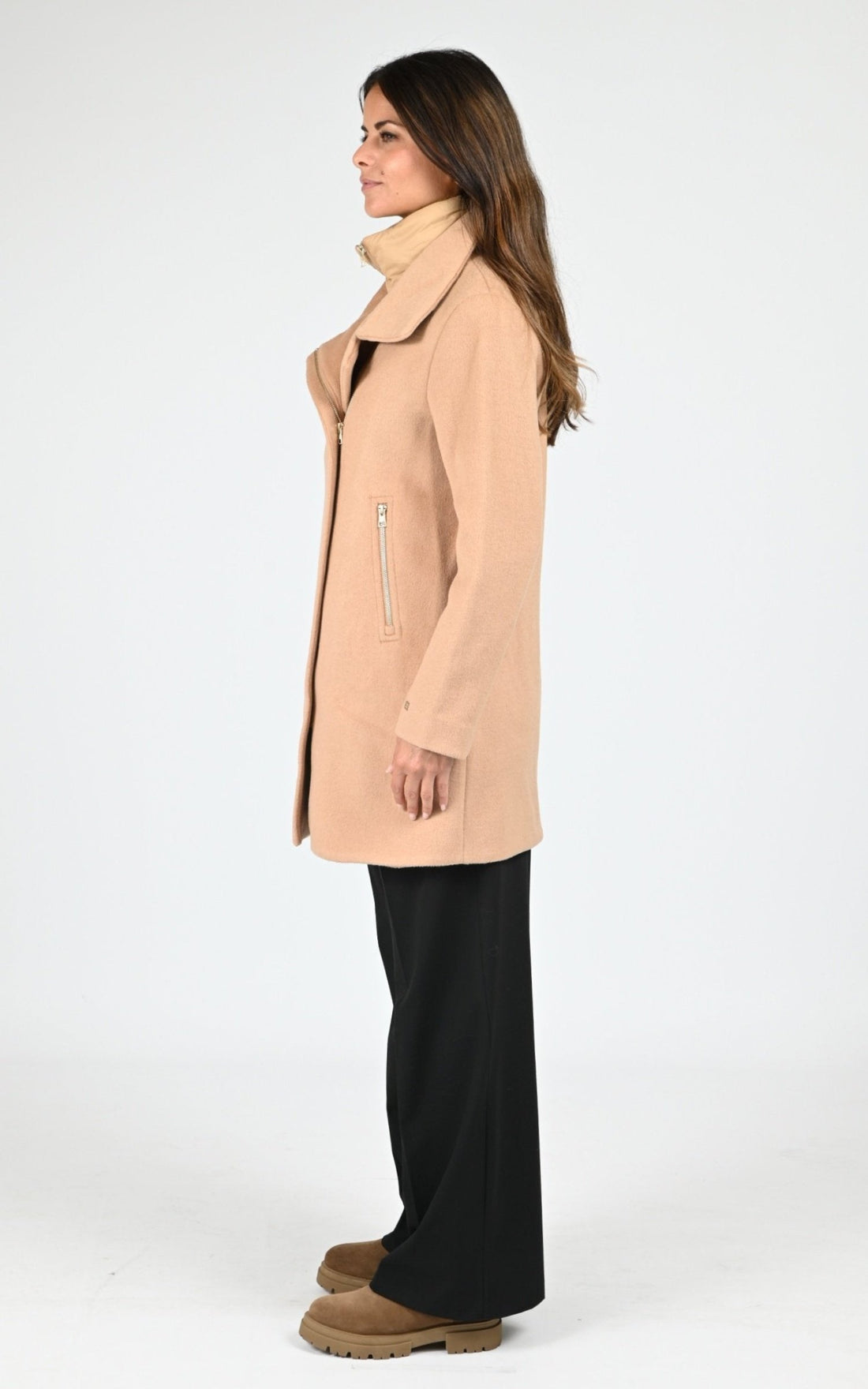 3/4 Textile Femme Soia &amp; Kyo, modèle Abbi de couleur teak